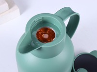 VF104 promocional moderno personalizado 1L árabe polipropileno aislado al vacío tetera a prueba de fugas termo cafetera con interior de vidrio