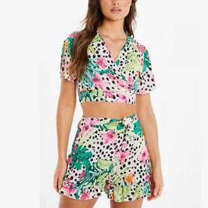 New Design Backless Crop <b>Top</b> Woman Summer Ladies <b>Tops</b> Blouse Women Lady Outfits Floral Drawstring Crop <b>Top</b> Corsets Halter Womenp - Product Image 5