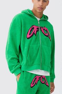 Nouveau sweat à capuche en coton mélangé pour hommes vert surdimensionné Boxy Fit pour hommes sweat à capuche homme dernier modèle personnalisé - Product Image 3