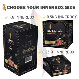 Alta eficiencia Premium Black Charcoal-Coconut Shell Nargile Shisha Hookah Multi-Size Long-Burning Time Energy Chemicals - Product Image 5