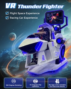 InfinityVR 制造商室内9D虚拟现实运动三合一360度旋转9D VR飞行赛车射击椅机 - Product Image 4