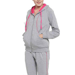 Conjuntos de punto de gofres personalizados para mujer, chaqueta con capucha y cremallera térmica y pantalones acampanados, chándal para mujer, conjuntos de 2 piezas - Product Image 2