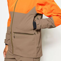 Veste de chasse imperméable en polyester pliable pour homme, veste tactique Optifade Waterfowl, manteau de chasse en plein air