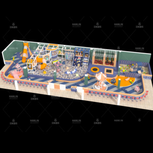 Aire de jeux intérieure Premium sur le thème <span class=keywords><strong>des</strong></span> bonbons, Château Ludique avec grande fosse à balles et <span class=keywords><strong>maison</strong></span> de jeu de rôle pour centre commercial - Product Image 5