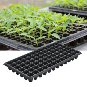 Wholesale Black Plastic PET <b>Nursery</b> Seedling <b>Tray</b> Indian Manufacture Seeding Garden Starter Pot <b>Tray</b> Plant Propagation Drainage - Product Image 4
