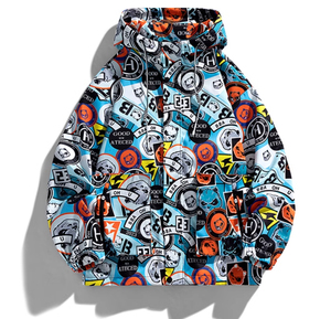 Sudadera con capucha con gráfico de invierno personalizada unisex Streetwear chaqueta con capucha ropa de abrigo de invierno de moda - Product Image 1