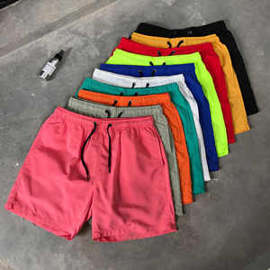 Shorts de sport pour hommes 2025, entraînement en salle de sport, fitness, respirant, en toile, 4 poches, logo frontal uni, séchage rapide - Product Image 1