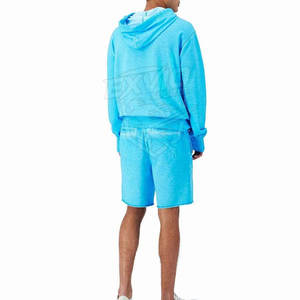 Conjunto de Sudadera con Capucha y Pantalones Cortos para Hombre, Ropa Deportiva Moderna, Sudadera con Capucha de Manga Larga y Pantalones Cortos - Product Image 4