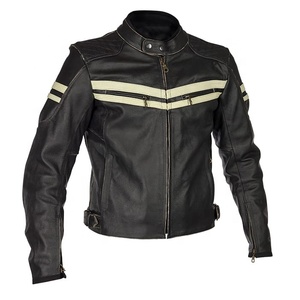 Nuevo diseño de chaqueta de moto Racing Biker Riding impermeable de alta calidad de cuero chaqueta de la motocicleta para los hombres - Product Image 2