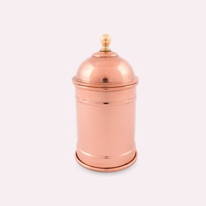 Copper Container Dome Lid Storage Jar Classic Copper Jar Traditional <b>Canister</b> <b>Set</b> From Best Copper Products Manufacturer - Product Image 6