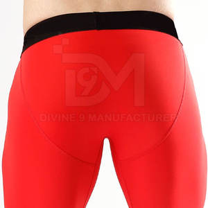 Short de compression pour homme le plus vendu 100% polyester décontracté motif solide taille moyenne logo personnalisé vente en gros au meilleur prix - Product Image 5