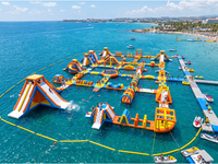 Lillytoys — grand parc aquatique gonflable, jouet avec thème personnalisé, équipement flottant, sport aquatique, pour adultes, fabriqué en chine