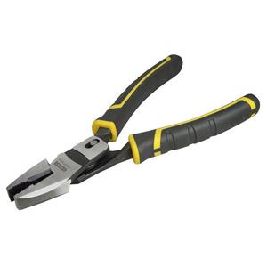 Juego de alicates combinados de acción compuesta Stanley Fatmax de 6 piezas con mordaza dentada y mango de plástico de agarre suave - Product Image 1