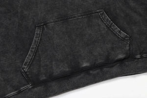 OEM venta al por mayor logotipo personalizado 400 GSM ejercicio ropa entrenamiento peso pesado algodón recortado Sudadera con capucha hombres sudaderas con capucha - Product Image 6