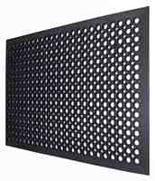 Tapis creux en caoutchouc de haute qualité tapis de rampe commerciale anti-dérapant Restaurant cuisine Garage tapis de sol de jardin