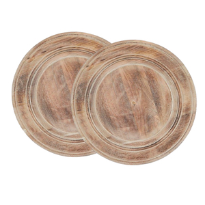 Venta caliente minimalista madera cargador placas Premium Acacia Mango madera cuencos precio al por mayor mango placas de madera - Product Image 4