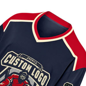 Maillot de hockey sur glace pour hommes, personnalisé, respirant, de haute qualité, fabriqué à la main, en maille polyester, pour joueurs professionnels - Product Image 5