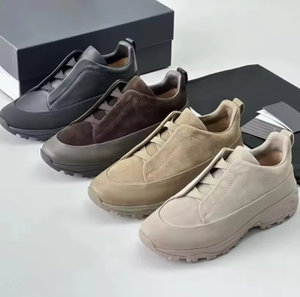 Designer Run Shoe for Man Triple <b>Stitch</b> Sneaker Luxury Zegnashoe Suede Leather Track Casual Dress Shoe Woman Sport <b>Trainer</b> - Product Image 1