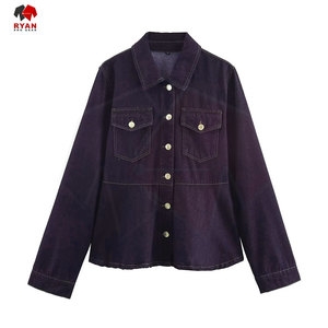 Chaqueta Vaquera para Mujer, Diseño Clásico, Tela Suave, Calidad Duradera, Fabricante de Ropa OEM y ODM - Product Image 6