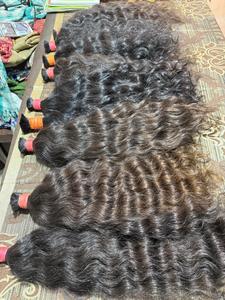 100% extensions de cheveux crus en vrac indiens vierges non traités qualité 8A noire brune naturelle meilleure qualité du fournisseur supérieur de cheveux vierges - Product Image 4