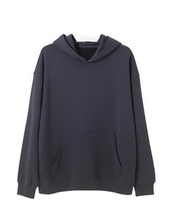 Sweat à capuche en coton brossé de haute qualité pour hommes 420g Automne et hiver Chemise de sport surdimensionnée avec capuche ample Motif solide - Product Image 5