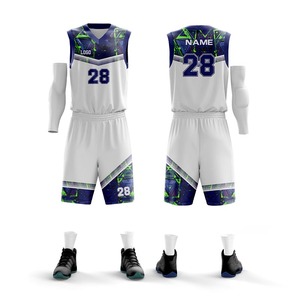 Toàn Cầu Tìm Nguồn Cung Ứng Mạng Cá Nhân Bóng Rổ Mặc Nhanh Chóng Khô Biểu Tượng Tùy Chỉnh Bóng Rổ Set Cho Đội - Product Image 4