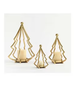 Bougeoir décoratif en métal de luxe votif de support de mariage en métal de haute qualité pour la décoration exquise d'éclairage - Product Image 5