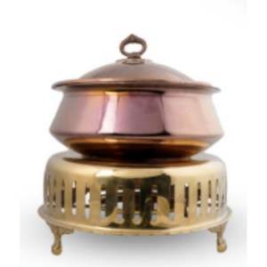 Rose Gold Ring Chafing Dish | Premium Stainless Steel Buffet <b>Food</b> <b>Warmer</b> for Hotel Catering & Banquet Use - Product Image 4