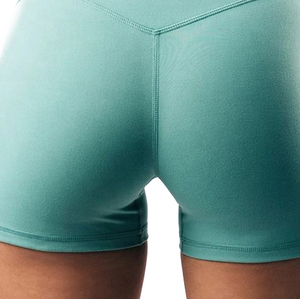 Pantalones Cortos Deportivos de Felpa para Mujer al por Mayor, Sin Costuras, Transpirables, de Secado Rápido, para Gimnasio, Yoga, Ciclismo, Fitness, Elásticos - Product Image 6