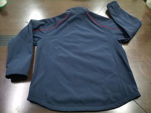Wholesale Breathable Waterproof Warm Wear <b>Men</b> Adjustable Hem Navy Softshell <b>Jacket</b> OEM Outdoor <b>Jacket</b> Customized Color and logo - Product Image 6