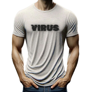 Nueva llegada camiseta de lujo Unisex Logotipo de impresión personalizada cuello simulado camiseta en blanco camiseta de gran tamaño para hombres al por mayor personalizado - Product Image 5