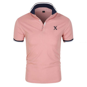 Chemises pour hommes, tricotées, unies, décontractées, à manches courtes, tissu doux, coupe confortable, style classique, pour tous les jours - Product Image 1