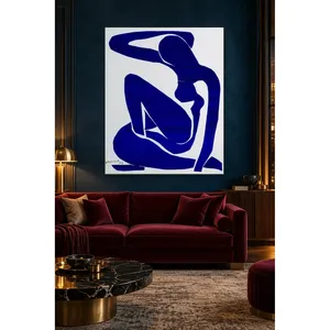 Impression sur toile découpée « Nu bleu » de Fida Henri Matisse - Product Image 1