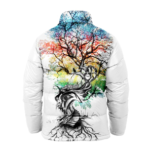 Chaquetas Acolchadas de Invierno al por Mayor, Resistentes al Viento, Transpirables, Tallas Grandes, con Capucha, Cierre de Cremallera, Diseño Sublimado, Decoración con Logotipo, MOQ Bajo - Product Image 2