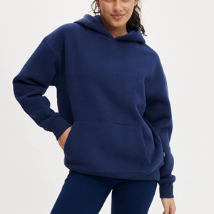 Sudaderas con Capucha de Forro Polar de Poliéster Personalizadas al por Mayor para Mujer, con Bordado 3D Frontal y Estampado Puff, Suaves, Elegantes y Cómodas para Otoño e Invierno - Product Image 3