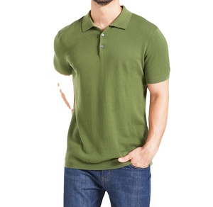 Chemise polo pour homme sur mesure, en coton respirant, décontractée chic, logo brodé, col chemise, taille plus, chemises polo imprimées - Product Image 2