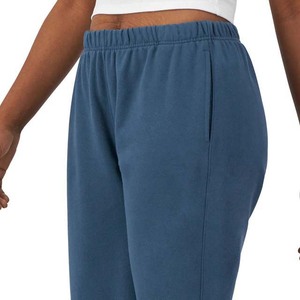 Pantalones Joggers Planos de Invierno de Tela Transpirable para Mujer, Diseño de Bolsillo Lateral con Patrón Sólido y Color Personalizado, Ecológicos - Product Image 3