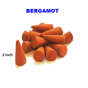 Natural Bergamot <b>Incense</b> <b>Cones</b> Wholesale Supply From Best Brand <b>Incense</b> <b>Cones</b> <b>Backflow</b> <b>Incense</b> <b>Cones</b> (Orange) - Product Image 1