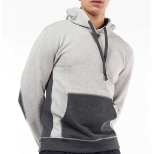 Sweat-shirt à capuche oversize en coton et polyester mélangé, couleur unie, basique, léger, décontracté, streetwear - Product Image 5