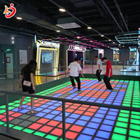 Projecteur de sol pour machine de jeu, sol LED à détection de mouvement pour sports et jeux d'intérieur, machine de jeu interactive