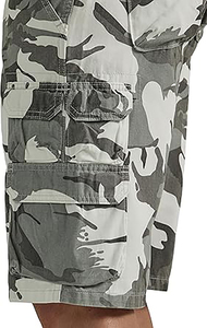 Pantalones cortos cargo de mezclilla de camuflaje Vintage para hombre, pantalones cortos de carga totalmente personalizados transpirables de estilo camuflaje resistente de infantería táctica informal para hombre - Product Image 4