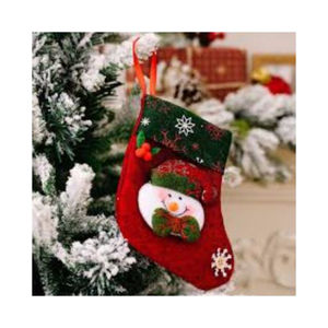 Wholesale Custom Home Fine Wool <b>Knitted</b> Kids Candy Gift Red Letter Christmas Socks UAE For Export - Product Image 6