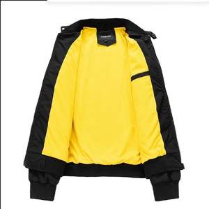 Chaqueta Bomber Clásica de Lona para Hombre, Bordada, Cortavientos, con Relleno, Secado Rápido, Ligera, Cómoda, para un Estilo de Vida Activo - Product Image 6