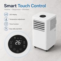 Climatiseur portable compact 5000 BTU avec télécommande, réfrigérant R290, classe A en termes d'efficacité énergétique, pour la maison