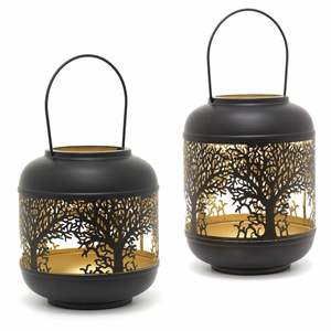 Luxury Metal Lantern <b>Outdoor</b> Waterproof Eco-Friendly <b>Christmas</b> Home <b>Decoration</b> <b>Lighting</b> for Upscale Architectural Projects - Product Image 1