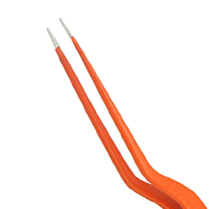 Fórceps bipolares de bayoneta Silver Glide, instrumento quirúrgico reutilizable totalmente antiadherente, fórceps bipolares de bayoneta para uso hospitalario - Product Image 3