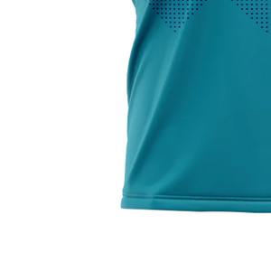 Index Apparel Men's Sublimated Soccer Jersey Crew Neck Short Sleeve Blue Teal Geometric Design <b>Athletic</b> Fit - Product Image 2