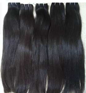 Mèches de cheveux indiens bruts ondulés non traités Remy, qualité supérieure, couleur naturelle, double trame, doux, 100% cheveux de donneur, permables - Product Image 3