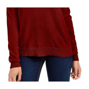 Maglione Girocollo Extra Small Planet Gold per Donna, Traspirante in Mohair, Stile Casual e Fresco per l'Autunno, Rosso - Product Image 3
