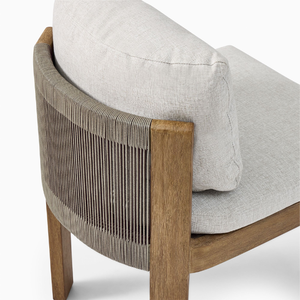 Sillas de Oficina Modernas con Estructura de Madera de Teca, Función de Refrigeración, Espuma Gruesa y Tela Suave, para Comedor - Product Image 4